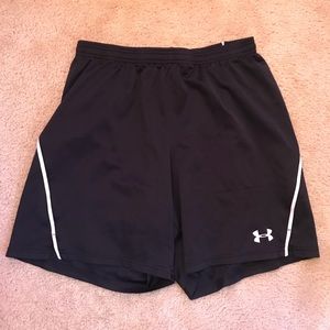 Under Armour black athletic shorts
